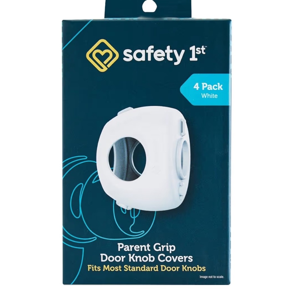 Safety 1st Parent Grip White Door Knob Covers - 4 Pack
